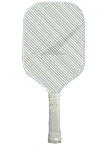 Illusion Strip Paddle made of fiberglass and carbon fiber, perfect for pickleball enthusiasts.