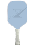 One Color Tone OG Paddle in light blue, featuring fiberglass and carbon fiber, perfect for pickleball enthusiasts.