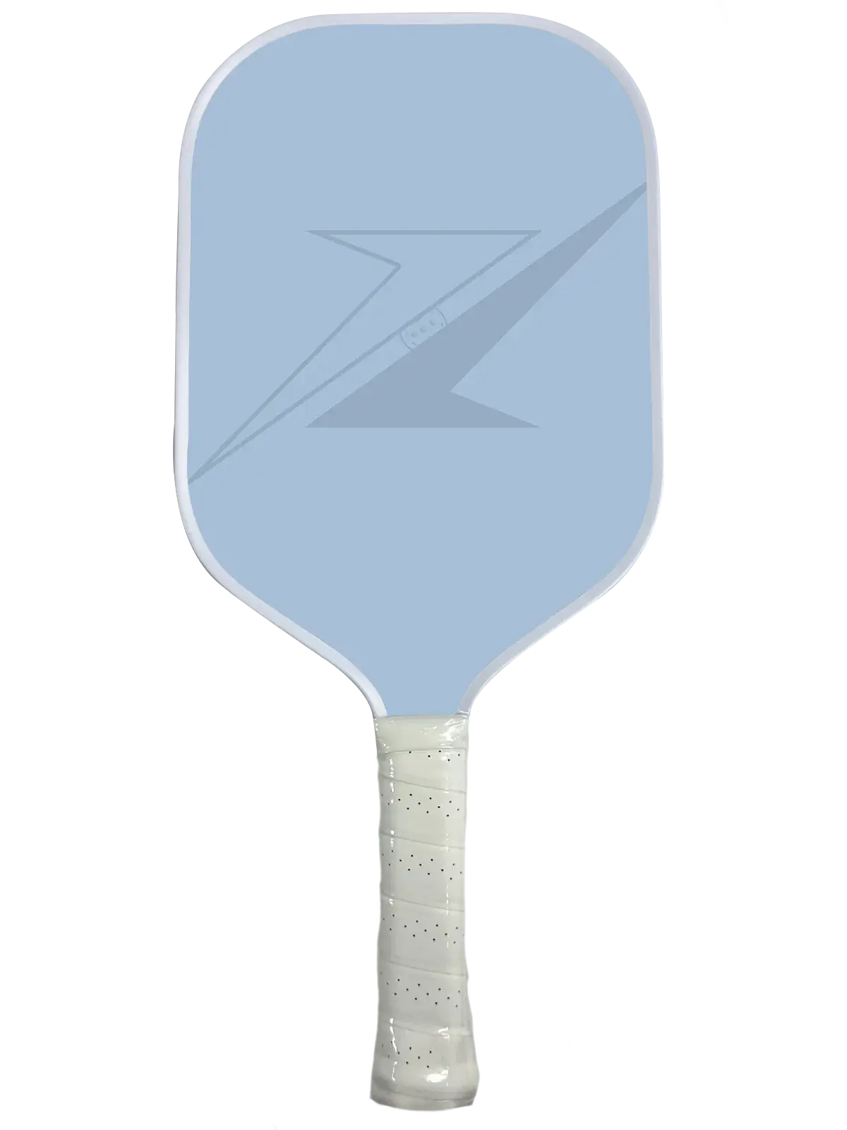 One Color Tone OG Paddle in light blue, featuring fiberglass and carbon fiber, perfect for pickleball enthusiasts.