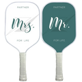 Mr. and Mrs. (2 Paddles Partner Set) | Front