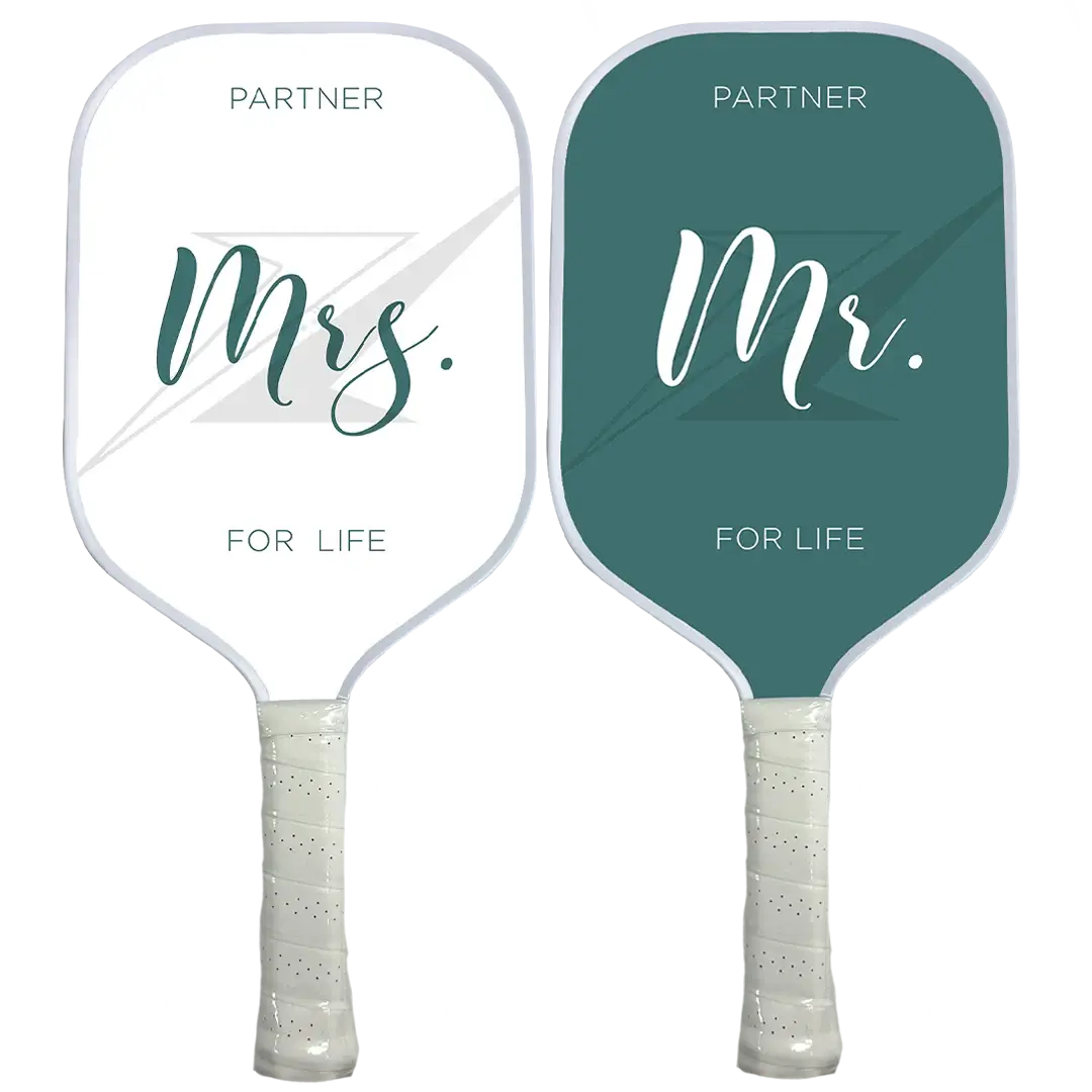 Mr. and Mrs. (2 Paddles Partner Set) | Front